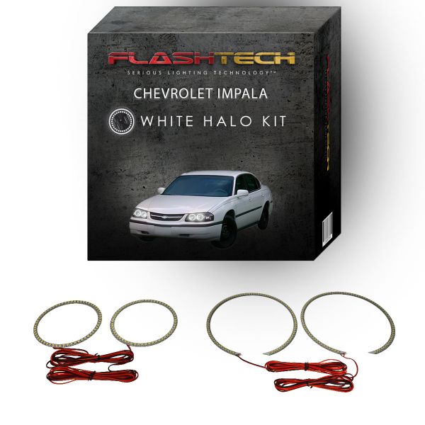 Chevrolet Impala White LED Halo Headlight Kit 2000-2005