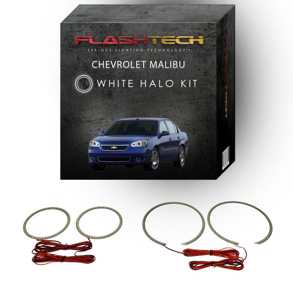Chevrolet Malibu White LED Halo Headlight Kit 2004-2007