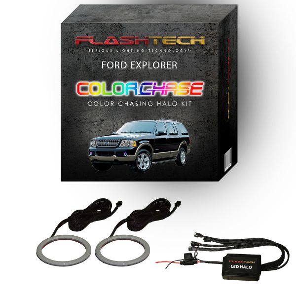 Ford Explorer ColorChase LED Halo Fog Light Kit 2002-2005