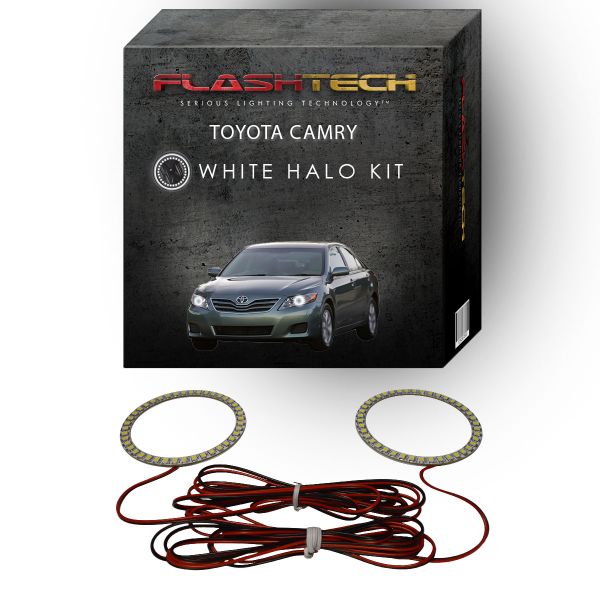 Toyota Camry White LED Halo Headlight Kit 2010-2011