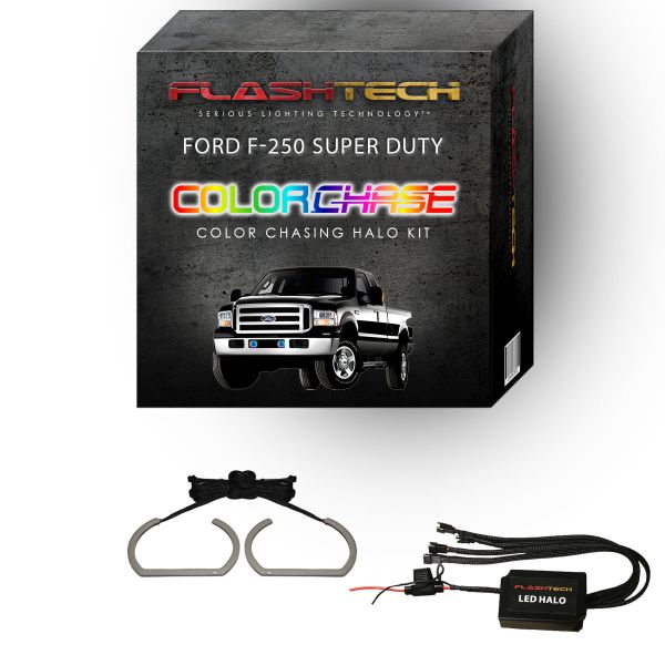 Ford 250 / Ford F350 ColorChase Halo Fog Light kit 2005-2007