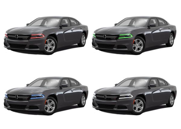 Dodge Charger V.3 Fusion Color Change LED DRL Headlight Kit 2015-2019