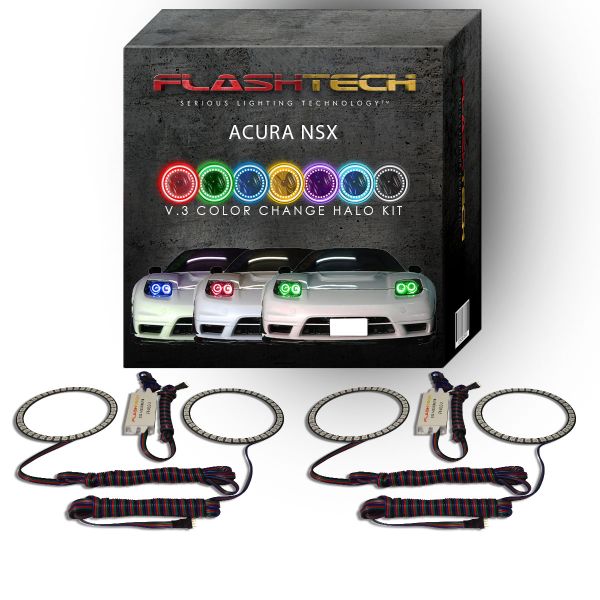 Acura NSX V.3 Fusion Color Change LED Halo Headlight Kit 2002-2005