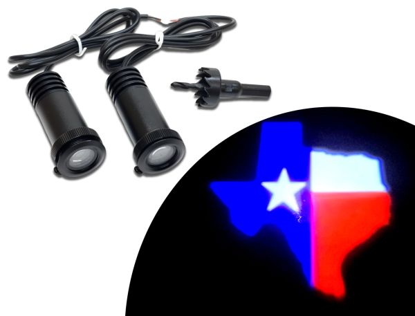 Flashtech Puddle Light Kit for Texas Map Flag