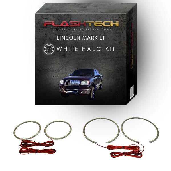 Lincoln Mark LT White LED Halo Headlight Kit 2006-2008