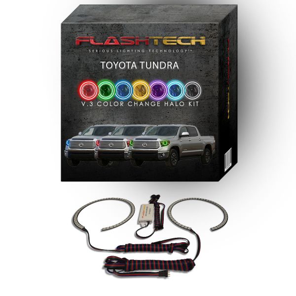 Toyota Tundra V.3 Fusion Color Change LED Halo Headlight Kit 2014-2015