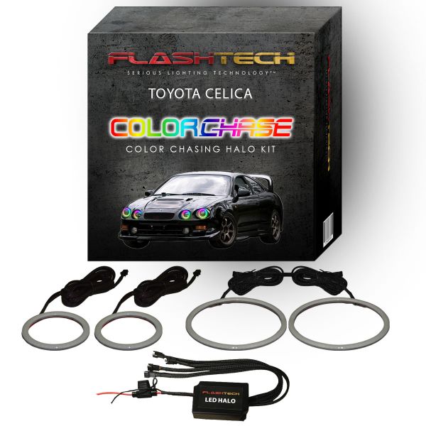 Toyota Celica ColorChase LED Halo Headlight Kit 1994-1999