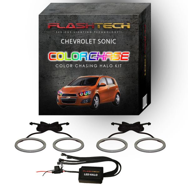 Chevrolet Sonic ColorChase LED Halo Headlight Kit 2012-2016