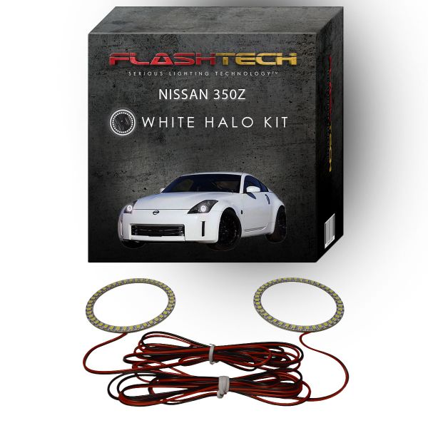 Nissan 350z White LED Halo Headlight Kit 2006-2008