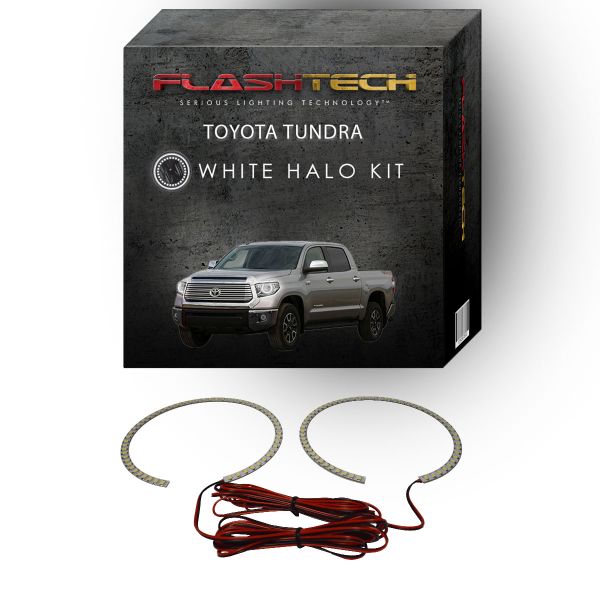 Toyota Tundra White LED Halo Headlight Kit 2014-2015