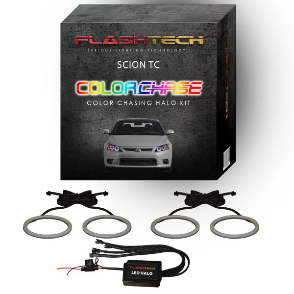 Scion tC ColorChase LED Halo Headlight Kit 2011-2013