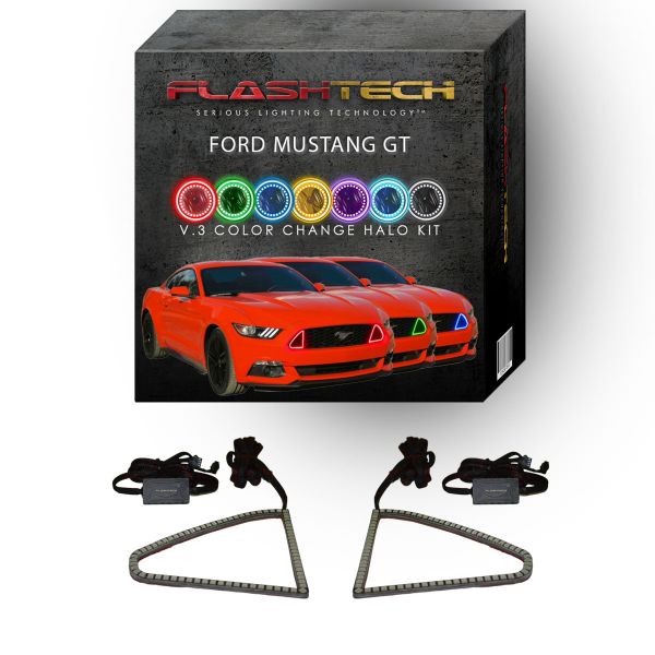Ford Mustang GT ColorFuse DRL Color Change grille LED Light RTR kit 2015 - 2017
