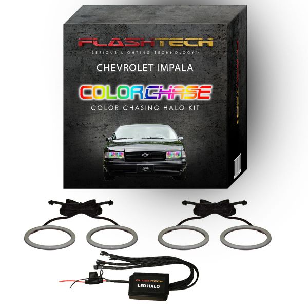 Chevrolet Impala ColorChase LED Halo Headlight Kit 1991-1996