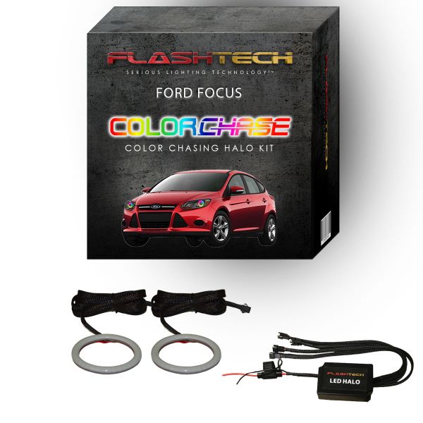 Ford Focus ColorChase LED Halo Headlight Kit 2012-2015