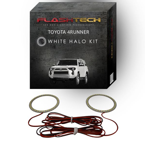 Toyota 4-Runner White LED Halo Headlight Kit 2014-2016