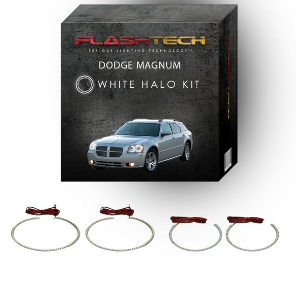 Dodge Magnum White LED Halo Headlight kit 2005-2007