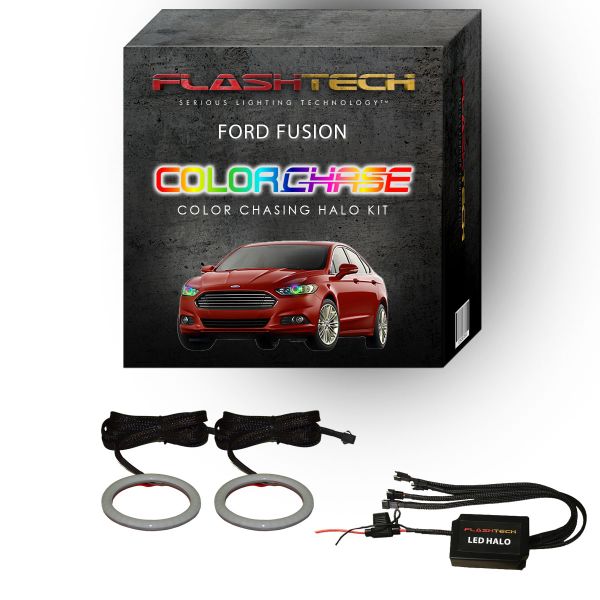 Ford Fusion ColorChase LED Halo Headlight Kit 2013-2016