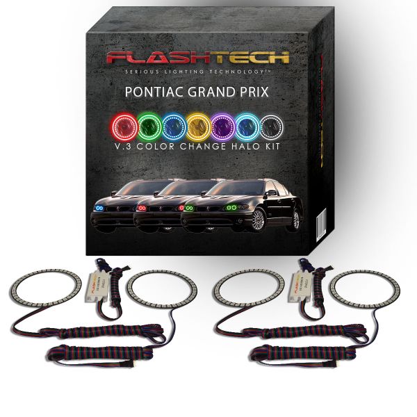 Pontiac Grand Prix V.3 Fusion Color Change LED Halo Headlight Kit 1997-2003