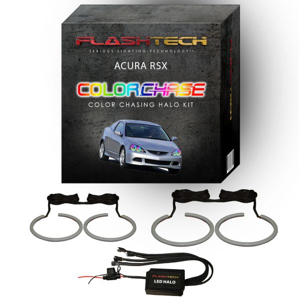 Acura RSX ColorChase LED Halo Headlight Kit 2002-2004