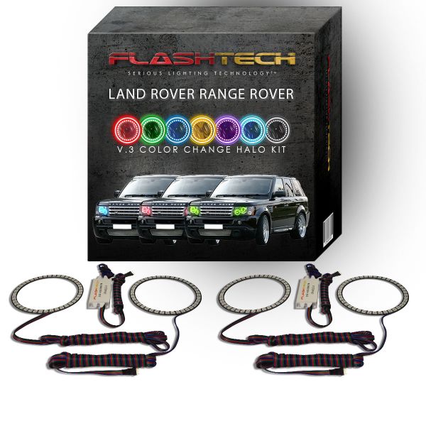 Land Rover Range Rover V.3 Fusion Color Change LED Halo Headlight Kit 2006-2010