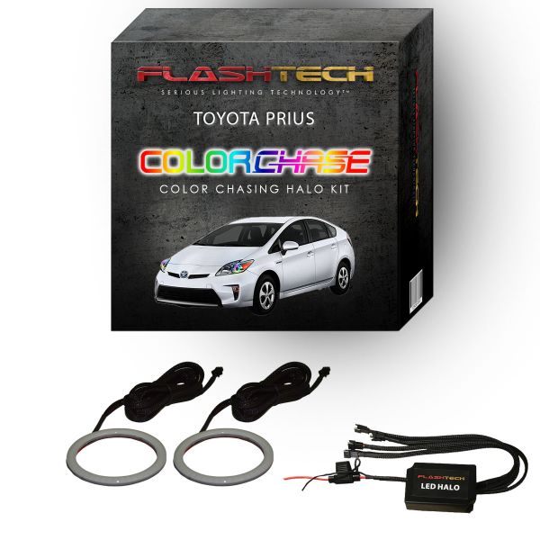 Toyota Prius ColorChase LED Halo Headlight Kit 2010-2015
