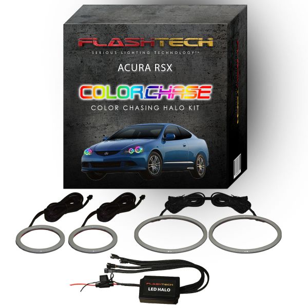 Acura RSX ColorChase LED Halo Headlight Kit 2005-2006