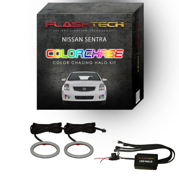 Nissan Sentra ColorChase LED Halo Fog Light Kit 2007-2011