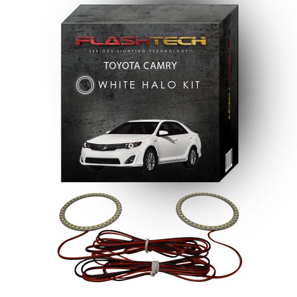 Toyota Camry White LED Halo Headlight Kit 2012-2014