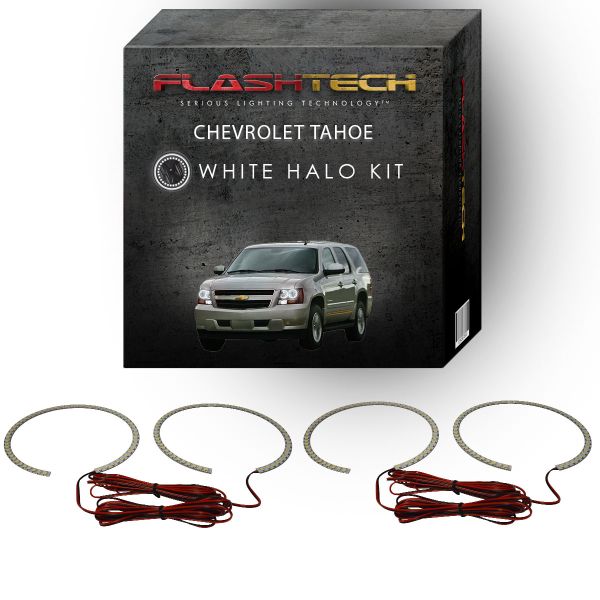 Chevrolet Tahoe White LED Halo Headlight Kit 2007-2013