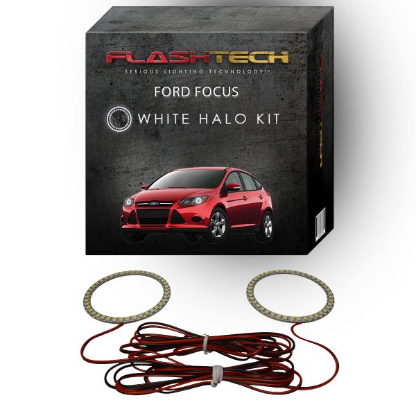 Ford Focus White LED Halo Headlight Kit 2012-2015