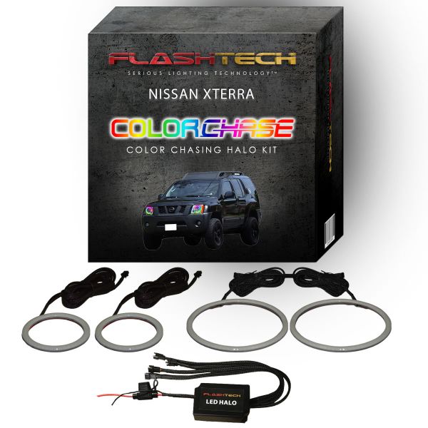 Nissan X-Terra ColorChase LED Halo Headlight Kit 2005-2015
