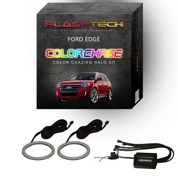 Ford Edge ColorChase LED Halo Headlight Kit 2011-2014