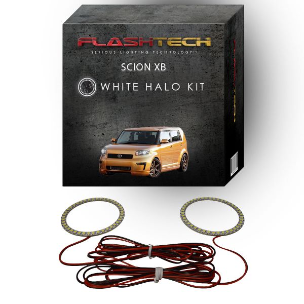Scion xB White LED Halo Headlight Kit 2008-2010