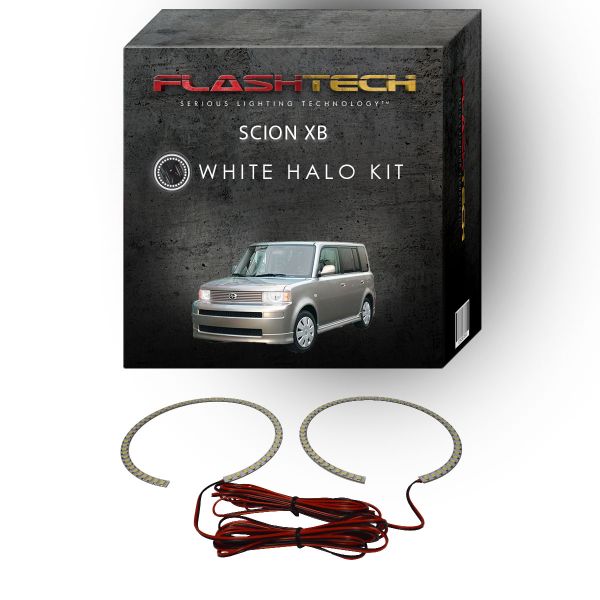 Scion xB White LED Halo Headlight Kit 2004-2007