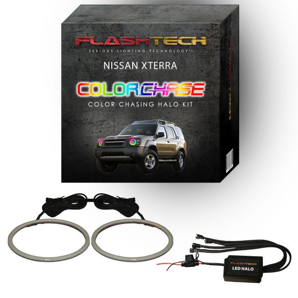 Nissan X-Terra ColorChase LED Halo Headlight Kit 2002-2004