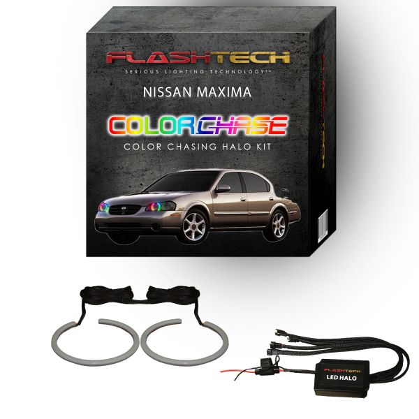 Nissan Maxima ColorChase LED Halo Headlight Kit 2000-2001