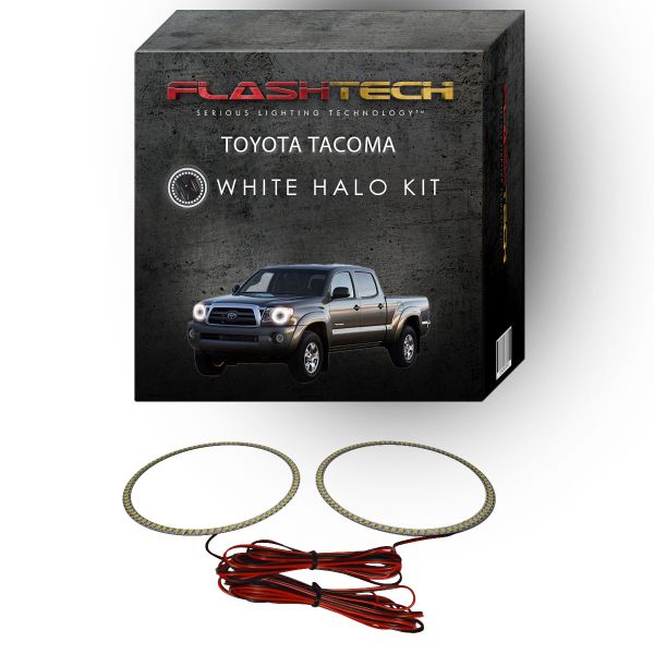 Toyota Tacoma White LED Halo Headlight Kit 2005-2011