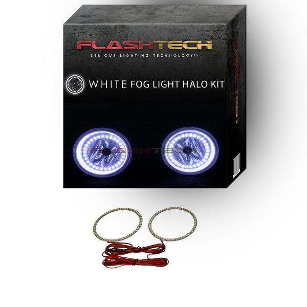Ford F150 White LED Halo Fog Light Kit 2004-2015