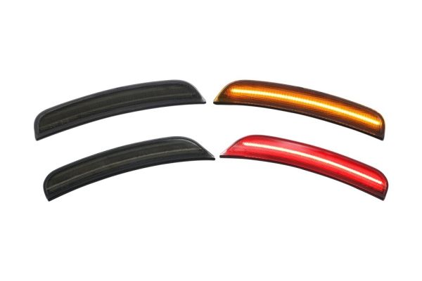 2015 + DODGE CHARGER FLASHTECH LED SIDEMARKER SET SMOKED
