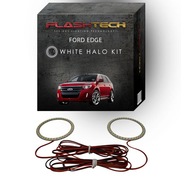 Ford Edge White LED Halo Headlight Kit 2011-2014