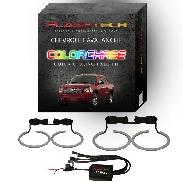 Chevrolet Avalanche ColorChase LED Halo Headlight Kit 2007-2013