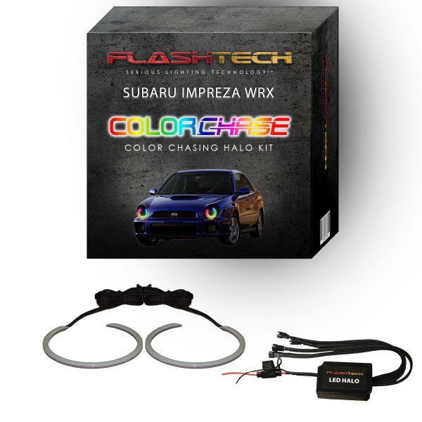Subaru Impreza WRX ColorChase LED Halo Headlight Kit 2002-2003
