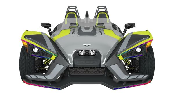 Polaris Slingshot Colorchase Eyebrow