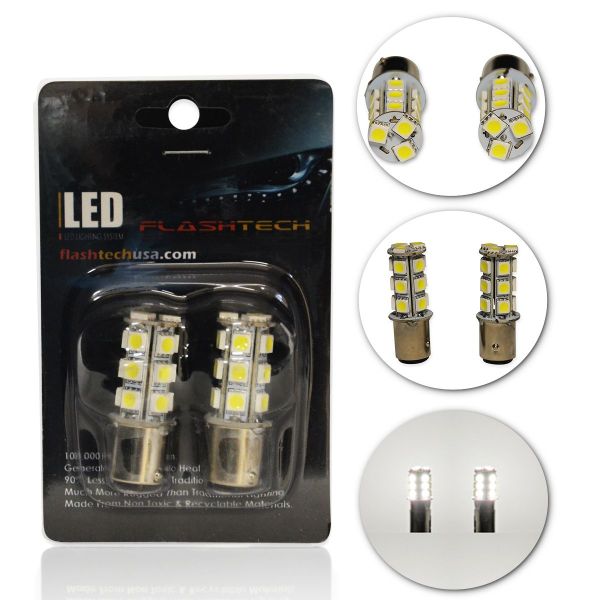LED Exterior SMD Bulbs - 18 LED - White - 1157