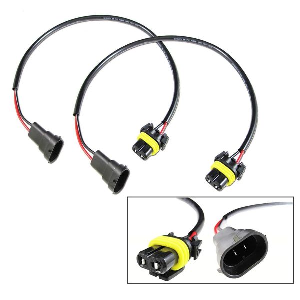 9006 to H11 adapter plug: Pair
