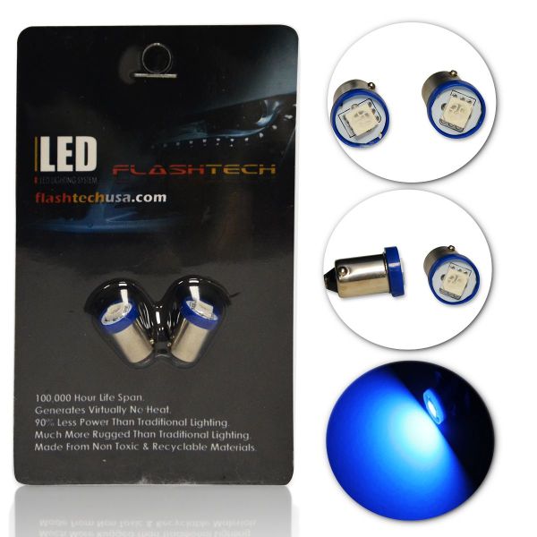 LED Interior SMD Bulbs - 1 LED - Blue - BA9S