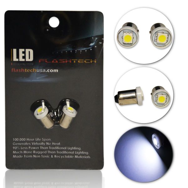 LED Interior SMD Bulbs - 1 LED - White - BA9S
