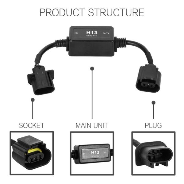 H13 Canbus Adapter - Single