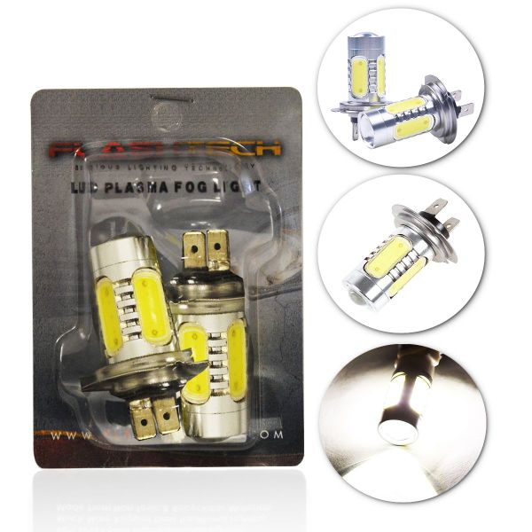 Plasma 7.5W Fog Light LED Bulbs - 6000K - H7