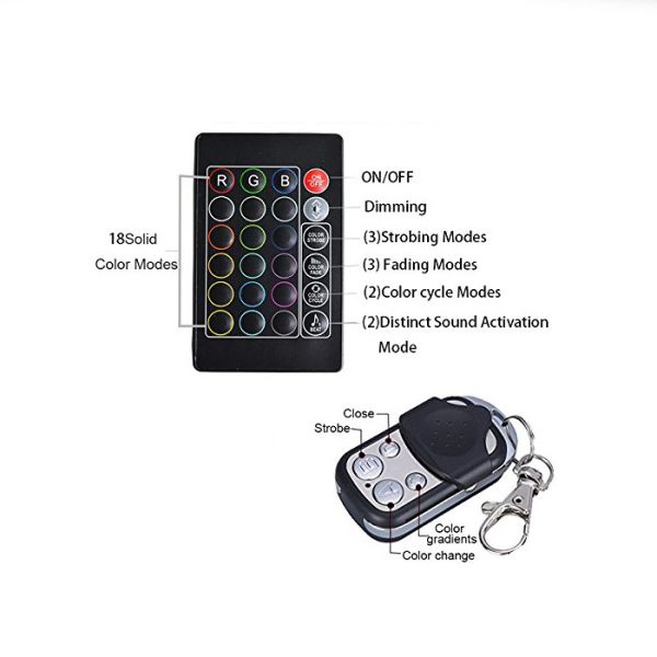 Flashtech Fusion Waterproof Dual Remote RF Controller: RGB